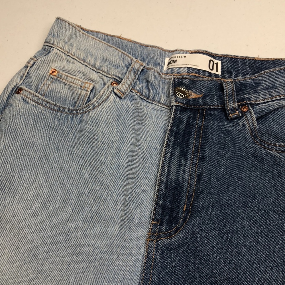 TWO COLOR REFUGE MOM STYLE JEANS 01/26x28 ⭐️